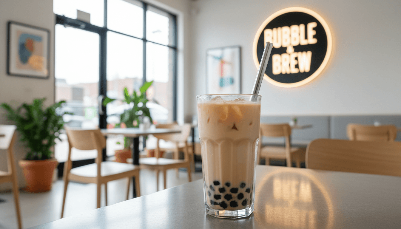 Handcrafted iCha boba tea